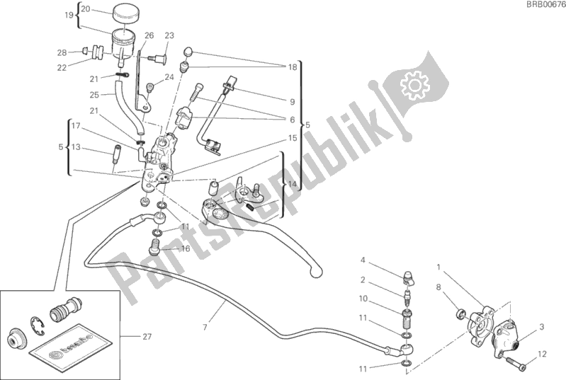 Tutte le parti per il Controllo Della Frizione del Ducati Scrambler Cafe Racer 803 2020